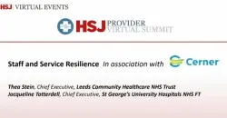 Staff and Service Resilience on demand session In Association Cerner